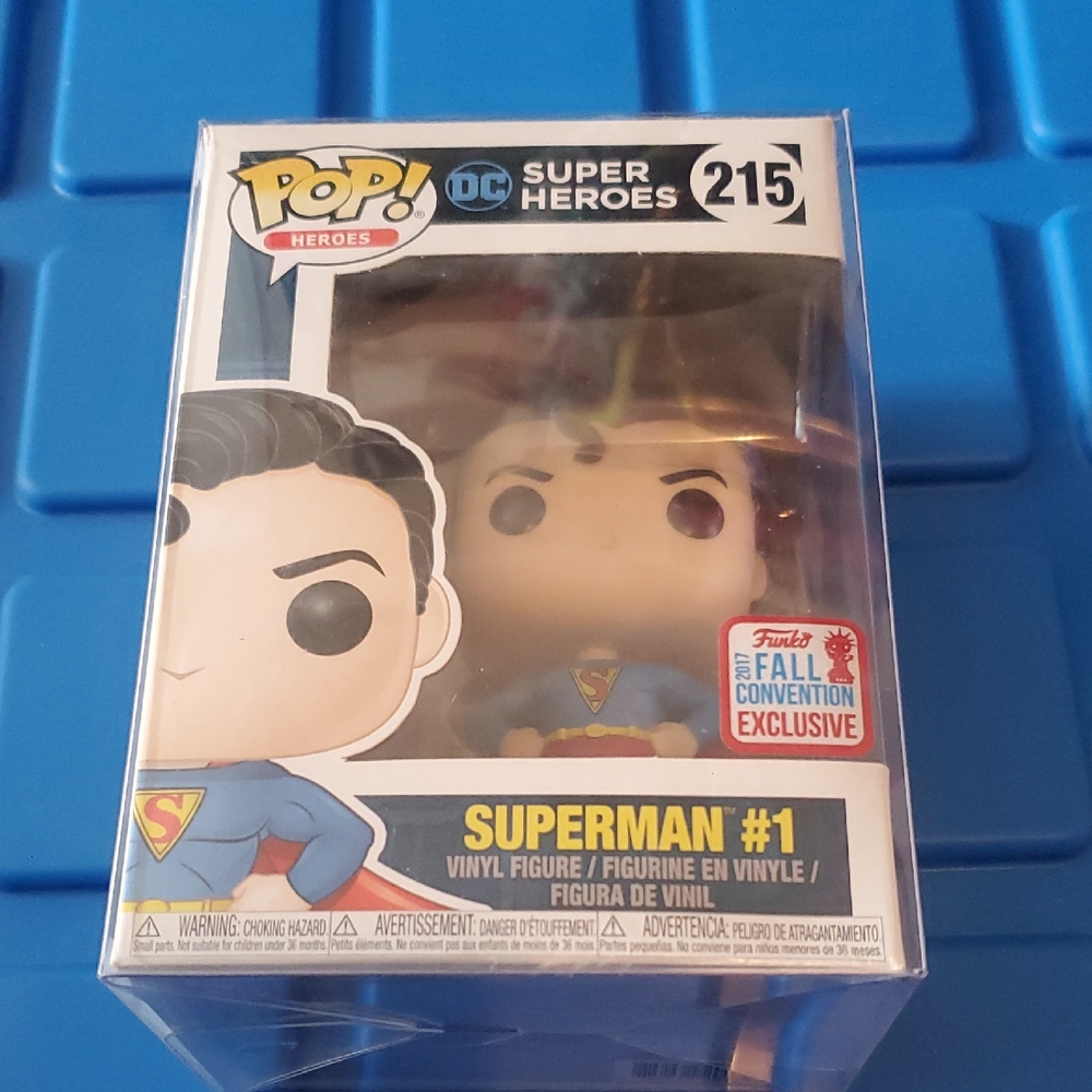 Dc Super Heros Superman #1 #215 Funko Pop Exclusive